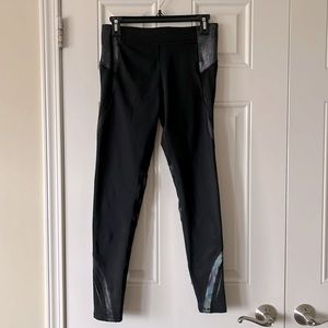 Champion athletic pants leggings black M medium pocket